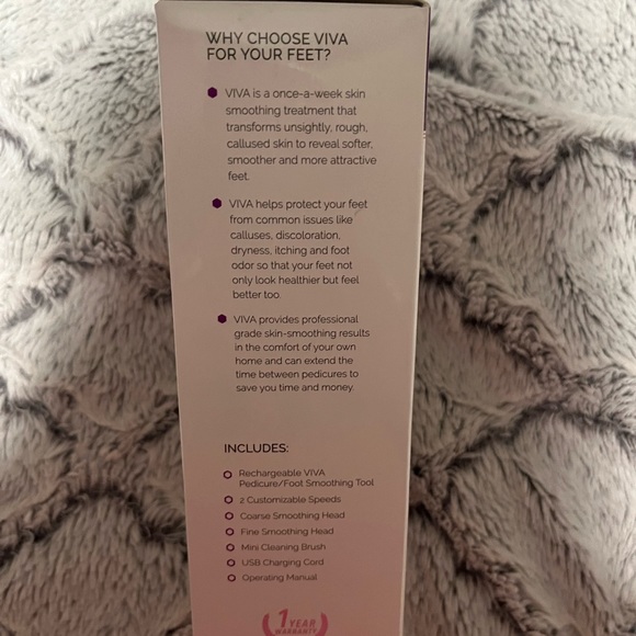 Spa Sciences VIVA Advanced Pedicure Foot Smoothing System Waterproof - Picture 3 of 4